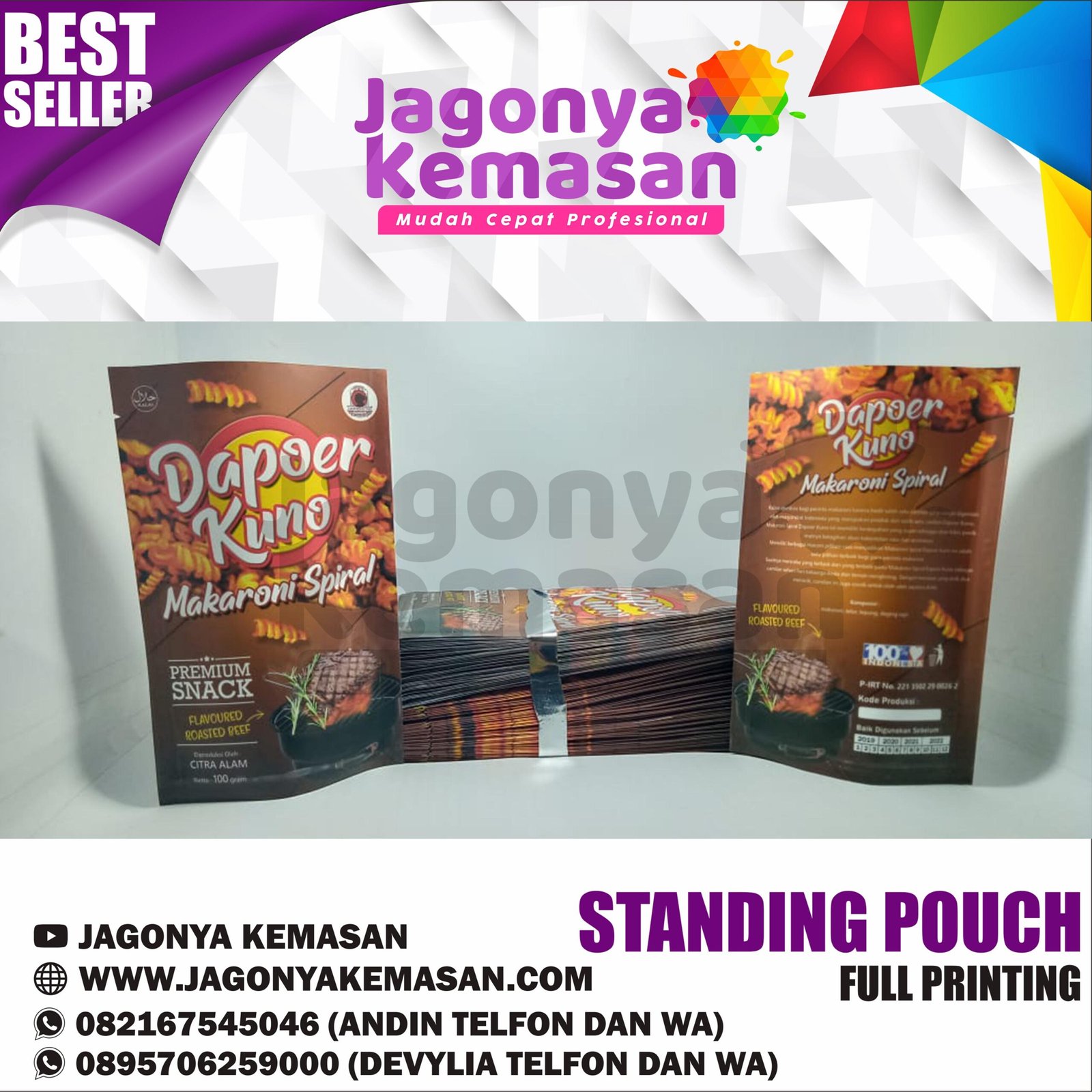 Sampel Kemasan Gratis Jagonya Kemasan