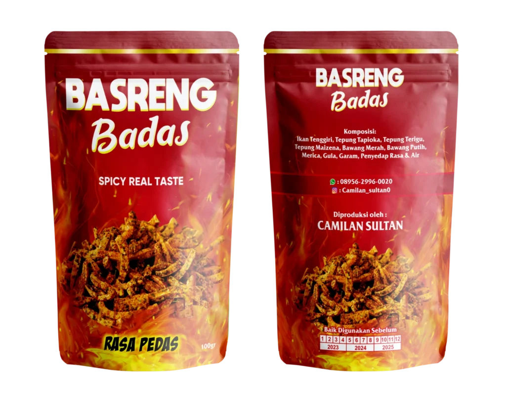 Standing pouch basreng