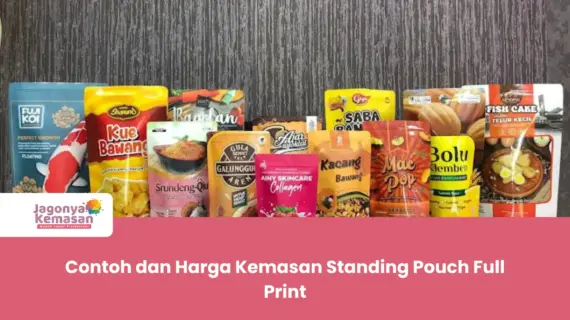 Contoh dan Harga Kemasan Standing Pouch Full Print