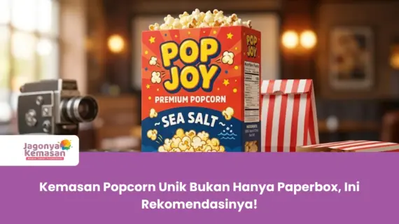 Kemasan Popcorn Unik Bukan Hanya Paperbox, Ini Rekomendasinya!