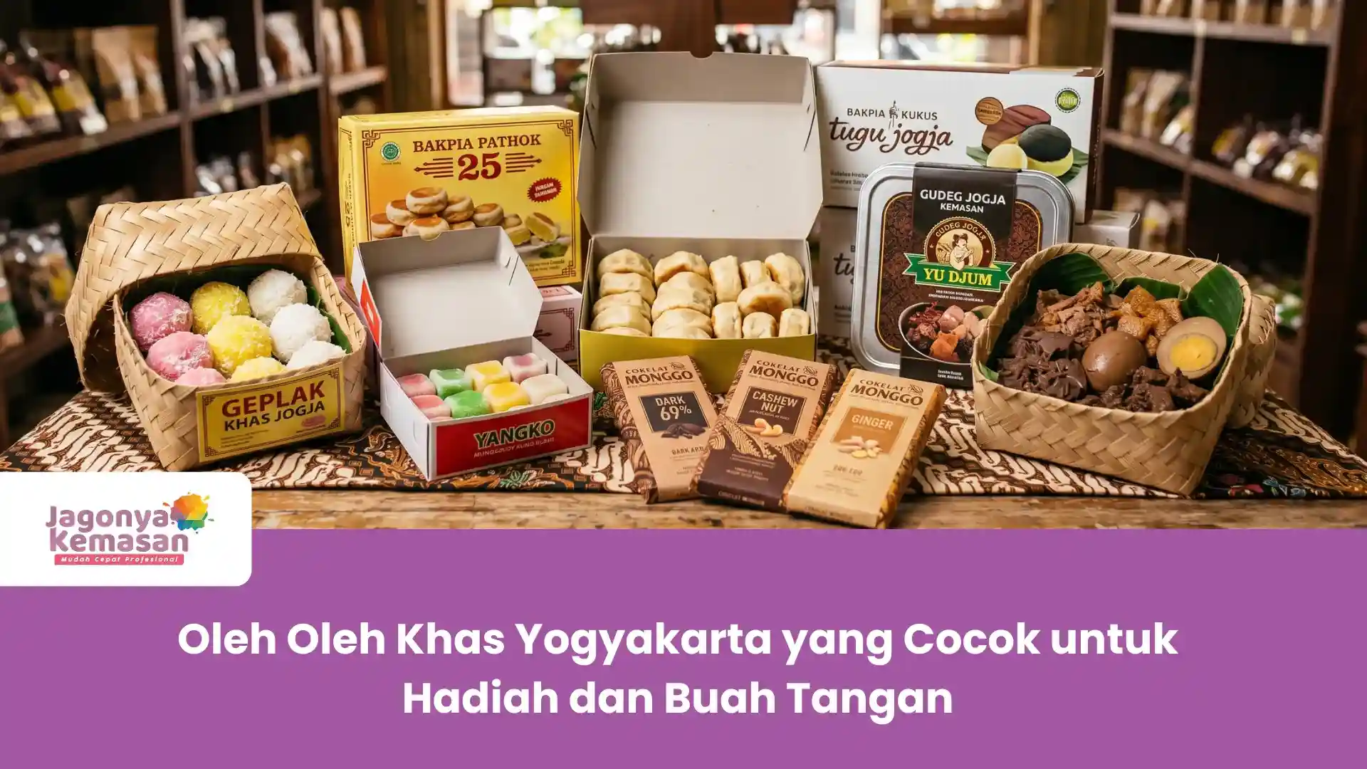 Oleh Oleh Khas Yogyakarta yang Cocok untuk Hadiah dan Buah Tangan