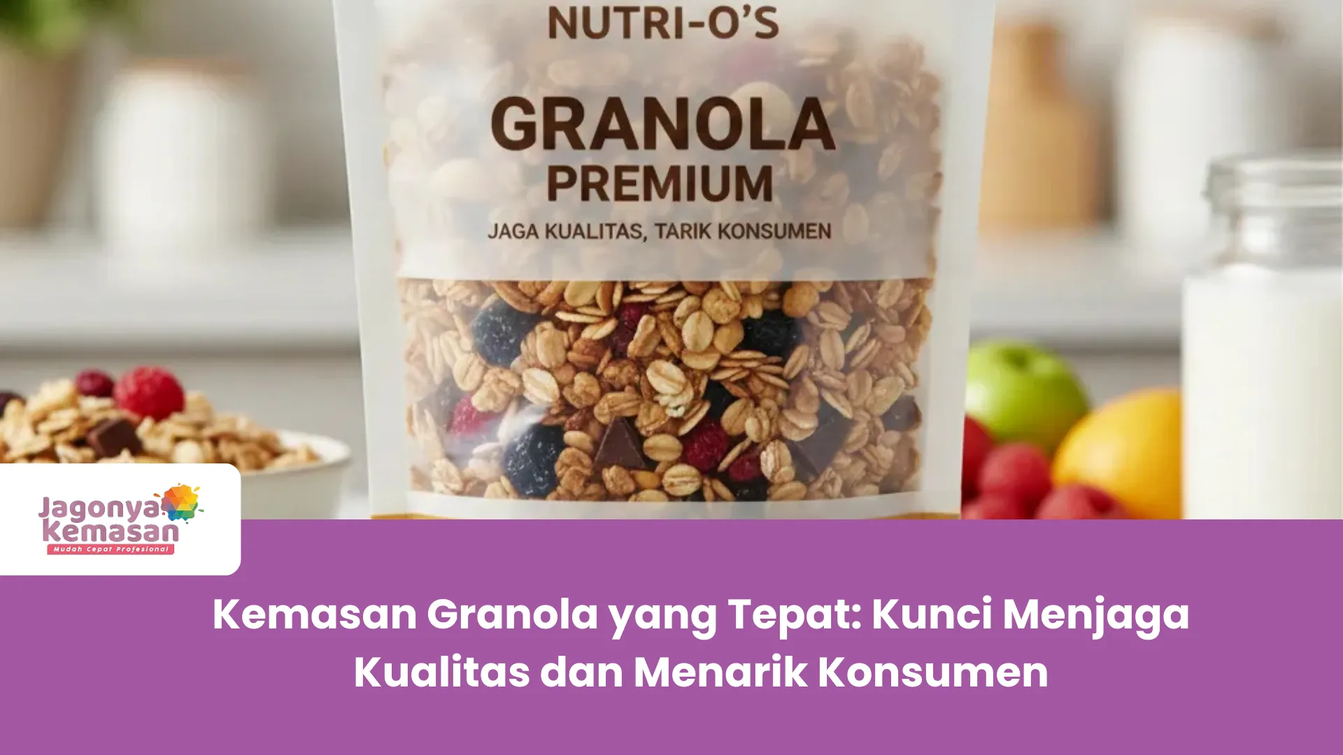 Kemasan Granola yang Tepat: Kunci Menjaga Kualitas dan Menarik Konsumen