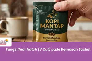 Fungsi Tear Notch (V Cut) pada Kemasan Sachet