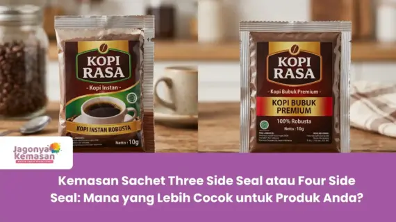 Kemasan Sachet Three Side Seal atau Four Side Seal: Mana yang Lebih Cocok untuk Produk Anda?