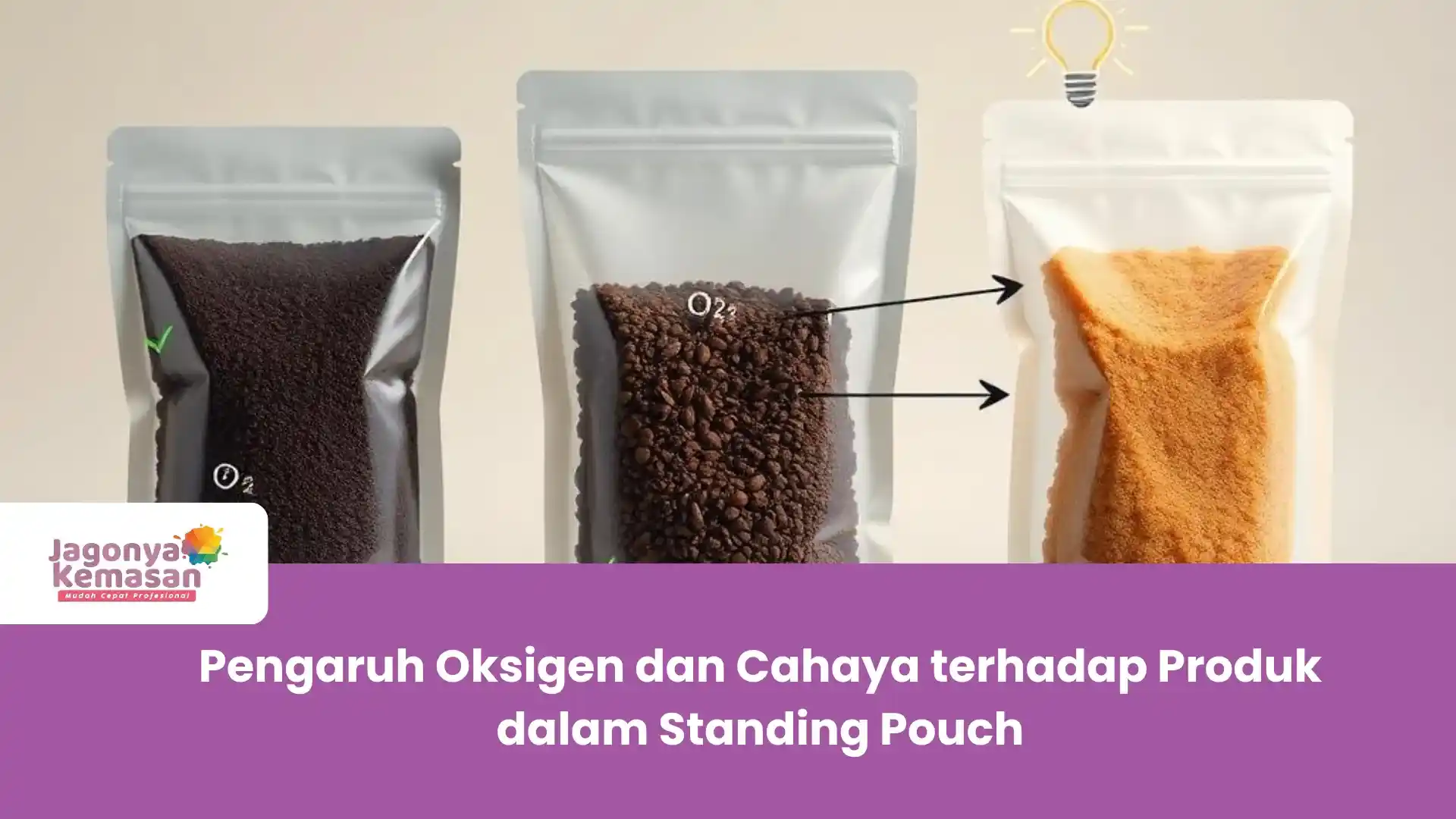 Pengaruh Oksigen dan Cahaya terhadap Produk dalam Standing Pouch