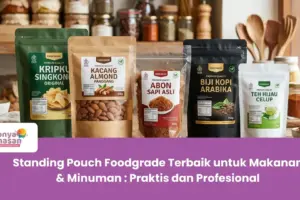 Standing Pouch Foodgrade Terbaik untuk Makanan & Minuman : Praktis dan Profesional