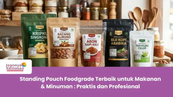 Standing Pouch Foodgrade Terbaik untuk Makanan & Minuman : Praktis dan Profesional