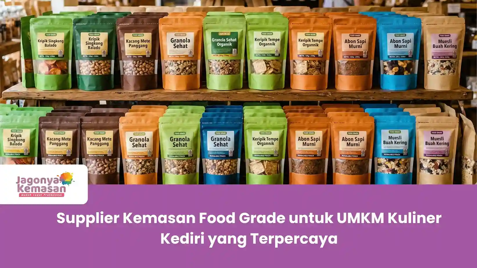 Supplier Kemasan Food Grade untuk UMKM Kuliner Kediri yang Terpercaya