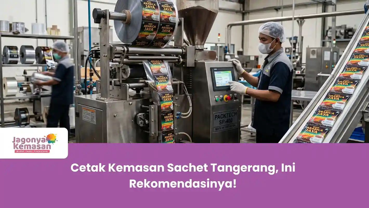 Cetak Kemasan Sachet Tangerang, Ini Rekomendasinya!
