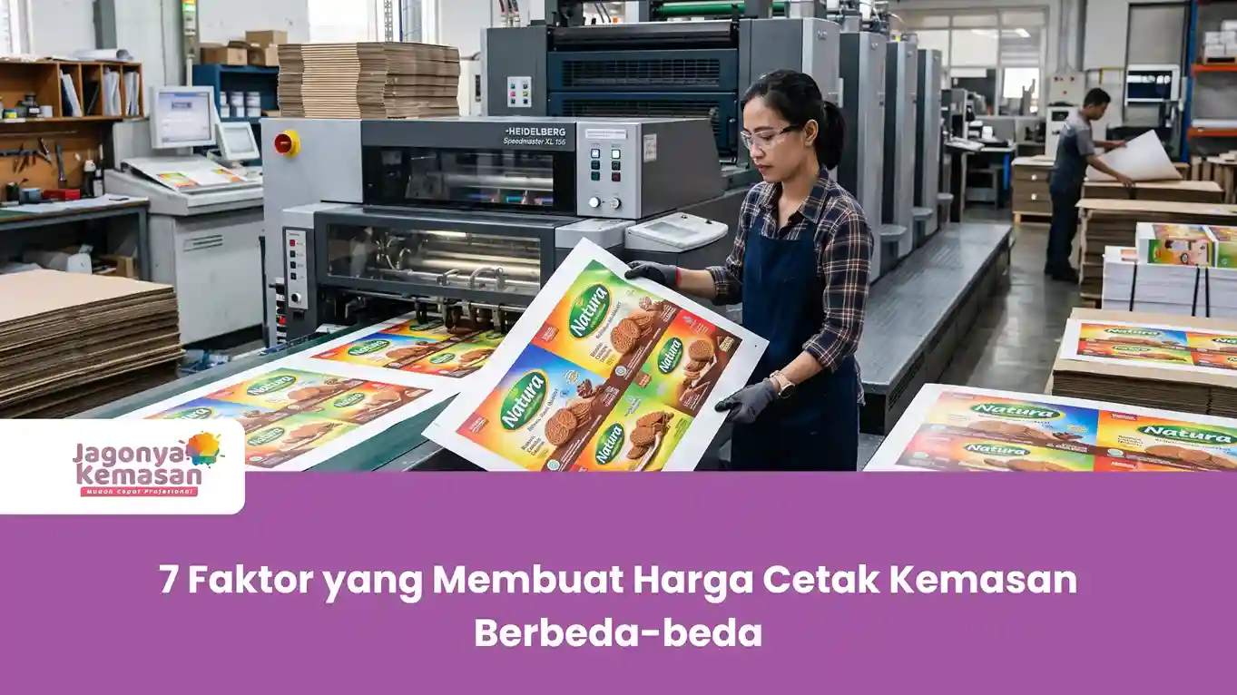 7 Faktor yang Membuat Harga Cetak Kemasan Berbeda-beda